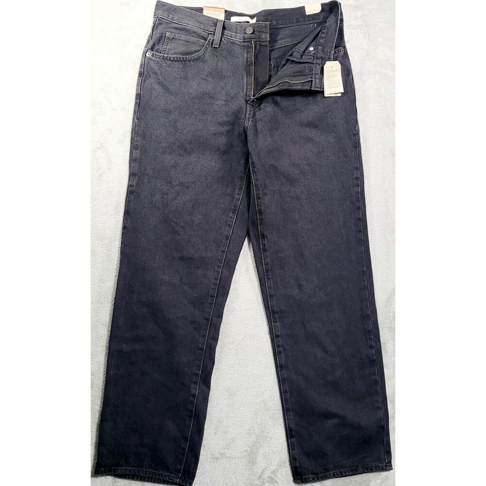 Levi's '94 Baggy Jeans Mens 31x30 Gray Charcoal Wash Relaxed Straight Denim
